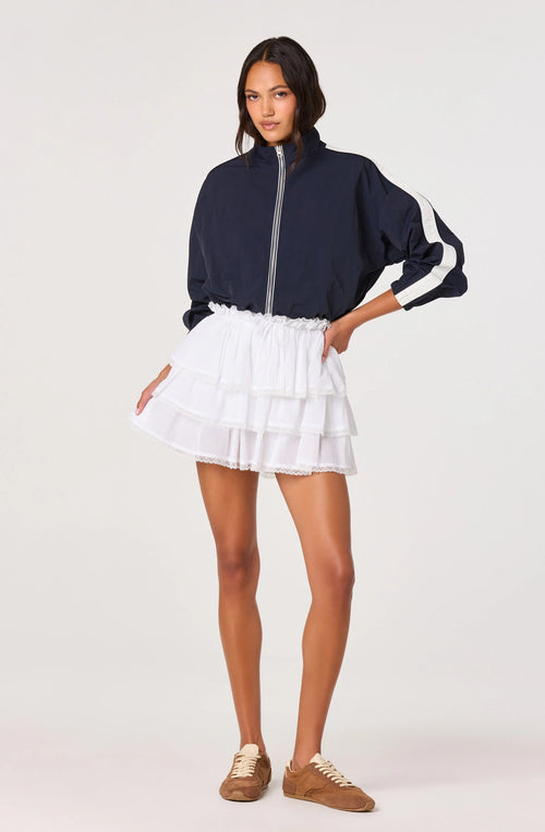Inixyf Genever Tiered Ruffle Mini Skirt